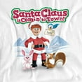 thumbnail image 2 of Santa Claus Is Comin To Town T-Shirt Animal Friends Unisex Graphic Tee For Men & Women, 2 of 7