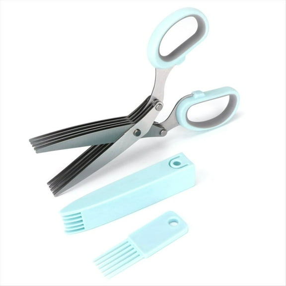 Kitchen Scissors for Food Vegetable Scissors Kitchen Shears for Food Salad Scissors Kitchen Food Scissors Blue,1 x Kitchen Scissors,Blue