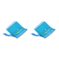 thumbnail image 2 of Greeniant Bolsa de almacenamiento Suministros de playa de fácil agarre Organizador de herramientas de artesanía Contenedor de carcasa resistente al Bolso Verde/Malla Azul 2piezas Greeniant CBP443996, 2 of 5