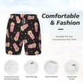 thumbnail image 5 of Lsque Mens Swim Trunks Popcorn Pattern - Bathing Suit Compression Liner - Beach Swim Shorts Swimwear - (S-3XL) - Stretch Quick Dry -Small, 5 of 9