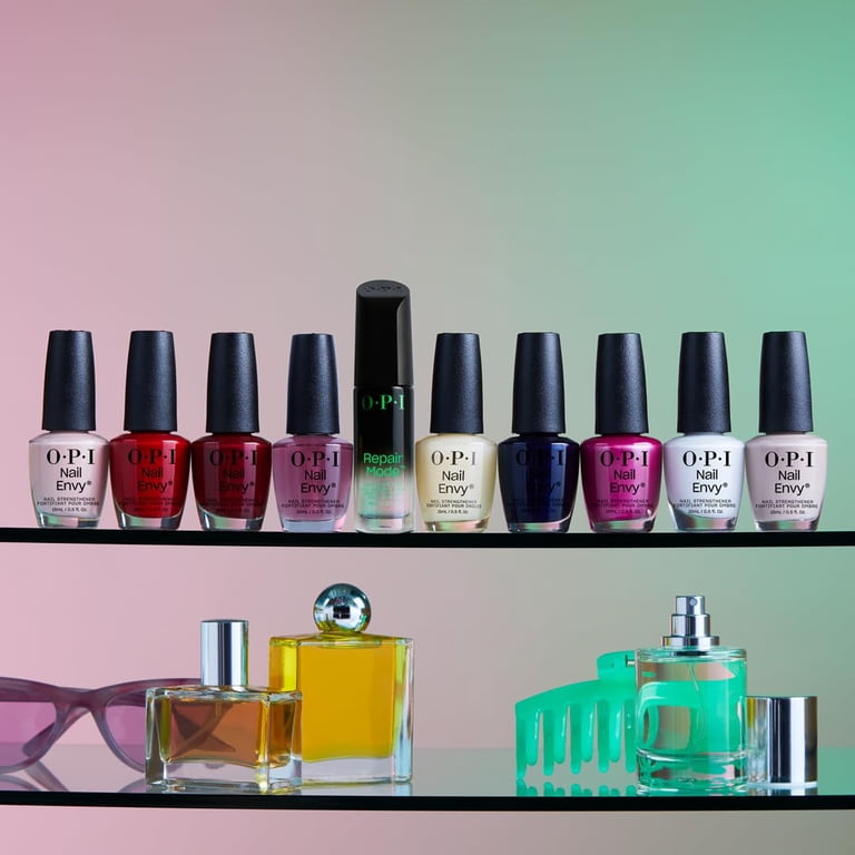 OPI Nail Envy Lacquer, Alpine Snow, Nail Polish, 0.5 fl oz