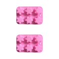 thumbnail image 2 of Xingzhi Made With Silica Gel Handmade Snowflake Silicone Soap Mould Safe And Reliable Easy To Release pink 2Set, 2 of 6