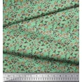 thumbnail image 2 of Soimoi Cotton Poplin Fabric Aster Floral Printed Craft Fabric by The Yard 42 Inch Wide, 2 of 3