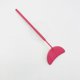 thumbnail image 3 of Espejo de extensión de pestañas profesional, espejo con forma de corte de luna sólida, rubor, recubrimiento en polvo rosa, etiqueta personalizada disponible, 3 of 3