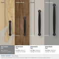thumbnail image 3 of BP37395FB | Matte Black Cabinet Pull | 3 in (76 mm) Center-to-Center Cabinet Handle | Renown | Drawer Pull | Kitchen Cabinet Handle | Furniture Hardware, 3 of 3