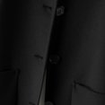 thumbnail image 4 of 10-11 Years Big Girls Wool Coat Long Button Down Lapel with Pockets Winter Outerwear, 4 of 6
