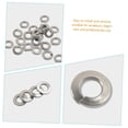 thumbnail image 4 of 350pcs Spring Washer Set Washers for General Repair Lock Washer Gasket Assortment Kit Washers Kit Washers for Screws 1/4 Washer Steel Washers Screw Fasteners Stainless Steel Silver, 4 of 9