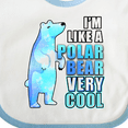 thumbnail image 4 of Inktastic Funny Polar Bear Boys or Girls Baby Bib, 4 of 4