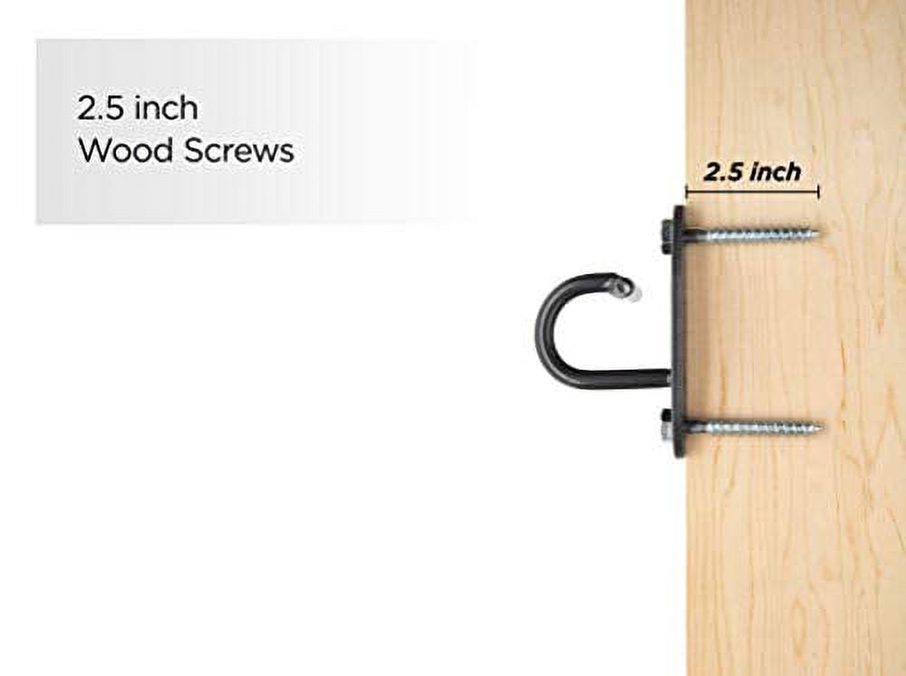 Anchor Gym Set of 3 Mini H1 Workout Wall Mount Solid Steel Anchors