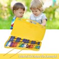 thumbnail image 1 of Colorful 25 Notes Glockenspiel Xylophone Percussion Rhythm Musical Educational Teaching Instrument Toy with 2 Mallets Handheld Case for Baby Kids Children, 1 of 7