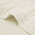 thumbnail image 6 of Home Soft Things 3 Piece Box Quilted Micromink Bedspread Set - Antique White - King (102" x 90"), 6 of 6