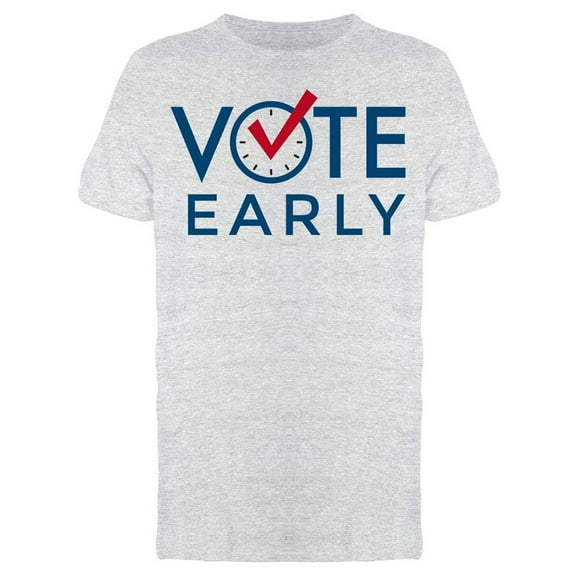Vote Early T-Shirt Men -Image by Shutterstock, Male Small