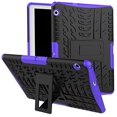 thumbnail image 1 of iPad T3 10 9.6 Pouces Étui, Armure Hybride Antichoc Protection contre les Impacts Robuste Combo Double Couche Étui de Protection avec Support pour Huawei MediaPad T3 10 9.6 Pouces Violet, 1 of 7