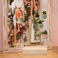 thumbnail image 2 of Full Length Mirror Stand 25cm Display Support Home Decoration Wood Display Stand Rack, 2 of 8
