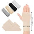 thumbnail image 2 of 4 Pairs Sunblock Fingerless Gloves for Women UV Protection Wrist Length Gloves Lightweight Fingerless Gloves Non-slip Sun Protetion for Girls Women Summer Outdoor Driving, 2 of 5