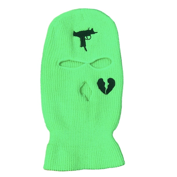 Cubierta De Cara Tejida Para Clima Frío, Resistente Al Viento, Transpirable, Para Esquí, Para Hombres Y Mujeres, Ciclismo Y Correr 3 Agujeros, seitruly HA046875-06