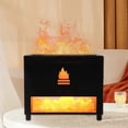 thumbnail image 3 of Aromatherapy Flame Ambient Light Simulation Wall Kitchen USB Mini Appliances Air Flame Fragrance Machine,Wood Grain, 3 of 5