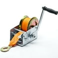 Biltek New Hand Crank Strap Winch 1000lb Jet Ski ATV Boat Trailer Tow