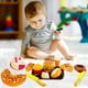 thumbnail image 1 of Juego de 20 piezas de comida de imitación para niños | Accesorios de cocina con pizza, hamburguesa, sándwich, filete y helado | Juguetes educativos para niños pequeños, 1 of 5