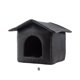 thumbnail image 4 of Casa para gatos Billuyoard hipoalergénica a prueba de rasguños resistente a desgarros negro Tamaño 35*33*30cm, 4 of 6