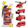 Tailored Mini Plastic Car Model Toy Off-Road Fire Truck Boy Model Buggy Toy