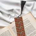 thumbnail image 6 of Kdxio Retro Coffee Print Metal Tassel Bookmarks,Perfect Gift for Art Lovers and Bookworms Metal Bookmarks for Women, 6 of 8