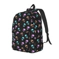 thumbnail image 1 of Fotbe purple cyan brown Skull Mochila de Lona con Estampado, Mochila Duradera, Mochila Versátil de Alta Calidad, Mochila Compacta Vintage-Small, 1 of 5