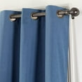 thumbnail image 5 of 2-Piece 100% Blackout Thermal Curtains - Black Back & Grommets - 4 SIZES, 5 of 5