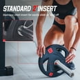 thumbnail image 5 of FlexWave 2-Inch Rubber Coated Cast Iron Weight Plates Set, 80LB/180LB/210LB Options, for Barbell & Home Gym Strength Training, 5 of 8
