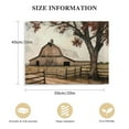 thumbnail image 2 of COMIO  Barn Pictures Wall Decor Old Farmhouse Canvas Wall Art Rustic Red Barn Painting Print Living Room Kitchen Decor Frame, 2 of 5