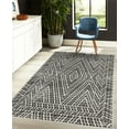 thumbnail image 4 of Geometric Decorative Rug, Pastel Ombre Colored Zigzag Look Abstract Forms Rhombus Rustic Motif, Quality Carpet for Bedroom Dorm and Living Room, 6 Sizes, Taupe Grey, by Ambesonne, 4 of 4
