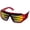 Red, variant on Costume Agent Macho Wrestler Man Madness Glasses Halloween Costume Accessory Cosplay Sunglasses