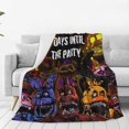 Horror Movie Five Nights at Freddys Blanket for Couch Bed Throw Blanket