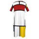 thumbnail image 5 of Mondrian Grid Loose Pocket Dress summer dress korean women luxury dresses, 5 of 7