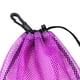 thumbnail image 3 of Bolsa de malla de nailon ligera para redes de golf y tenis, con capacidad para 30 pelotas. Púrpura, 3 of 8