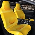 thumbnail image 2 of Uemuo Yellow Lemon Pattern Car Seat Covers for Front Seats Waterproof Seat Covers for Cars, Universal Auto Front Seats Protector Fits for Car-1, 2 of 6