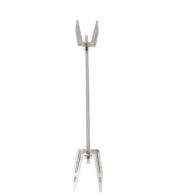 BEADCEST Fourchette de Rôtissoire pour Friteuse à Air Chaud 1 Paquet en Argent pour les Amateurs de Poulet Rôti