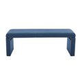 thumbnail image 3 of Porthos Home Cyril Accent Bench for Living Room, Bedroom and Entryway in Sleek Arched Design and Soft Fabric Upholstery, Minimalist Look and Easy-to-match Colors for Every Home and Office, 3 of 6
