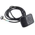 thumbnail image 2 of Electric Bicycle Display G20 LCD Display Control 24V 36V 48V Speed Meter Speedometer Wired SM Connector, 2 of 8