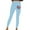 Blue, variant on WREESH Soft Yoga Leggings with High Waist Tummy Control for Women's Fitness Running Gym Sports Black