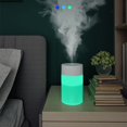 thumbnail image 1 of Mini humidificador, fuente de alimentación USB, adecuado para sala de estudio, dormitorio, habitación de bebé, oficina, coche, con LED de 7 colores, humidificador de aire, se puede utilizar para hidra, 1 of 5
