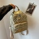thumbnail image 2 of Mochila Mochila Escolar Algodón Mochila Gran Capacidad (Oro), 2 of 9