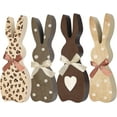 thumbnail image 2 of Dalrosia 4PCS Easter Bunny Table Wooden Signs Bunny Shaped Farmhouse Decor Wood Easter Decorations Spring Rabbit Shaped Wooden Tabletop Centerpieces for Home Dining Room Office Tiered Tray Gift Indoor, 2 of 4