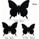 thumbnail image 2 of 3d Butterfly Wall Decor, 48pcs (black), 2 of 5