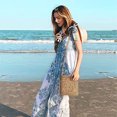 thumbnail image 5 of Bolso bandolera de paja, bolso tejido para mujer, cartera de mimbre de playa de verano, 5 of 5