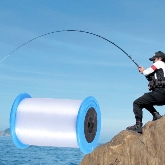 RENACLIPY Nylon Clear Thread String No Stretch Invisible Beading Thread for Ornament Hanging