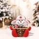 thumbnail image 5 of Adorno Navideño de Cesta de Dulces con Forma de Muñeco de Nieve Anciano | Juguete Decorativo de Escritorio | Material Abs Rojo, Blanco y Marrón | Porta Dulces Festivos de 17 X 16 X 12 Cm para Exhibir, 5 of 6