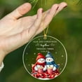 thumbnail image 5 of Personalized Our 2ND Christmas Together Ornaments, Mr & Mrs Snowman Together Christmas Ornament 2025, Custom Date & Name Couple Snowman Together Ornaments Gift, Our Second Xmas Together Ornament Gift, 5 of 5