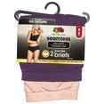 thumbnail image 2 of Panties Fruit of the Loom Para Mujer Seamless Low Rise 2 Piezas, 2 of 4