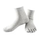 thumbnail image 2 of Calcetines de algodón Sunnimix de cinco dedos Deportivos grises, 2 of 6